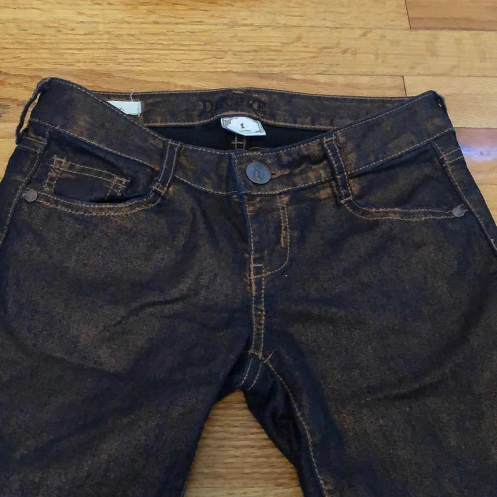 Super Skinny Metallic Jeans